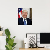 Poster Le président Donald Trump (Bureau à domicile)