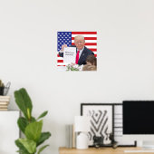 Poster Le président Donald Trump - Écrivez votre propre t (Bureau à domicile)