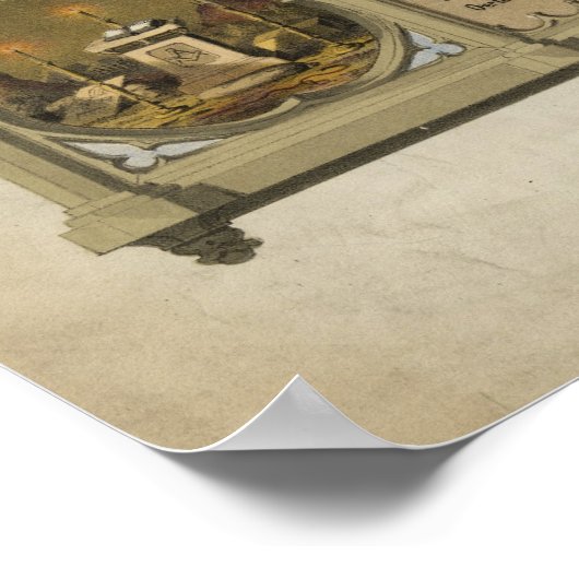 Poster Le président George Washington comme franc-maçon (Coin)