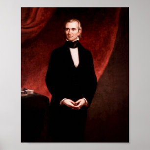 Poster Le Président James K. Portrait de Polk