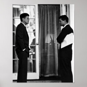 Poster Le Président John Kennedy Et Robert Kennedy