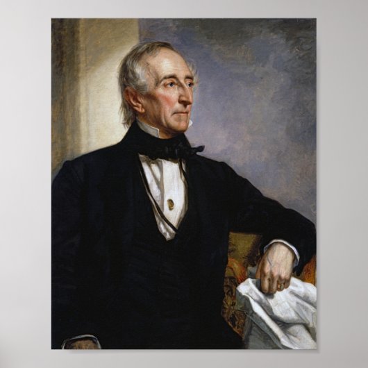 Poster Le président John Tyler Portrait (Devant)