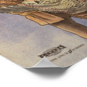 Poster Le président McKinley debout sur une pièce géante (Coin)