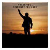 Poster Le président Merci Joe Biden (Devant)