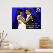 Poster Le Président Obama inaugure la danse d'ouverture d (Cuisine)