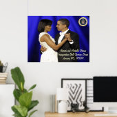 Poster Le Président Obama inaugure la danse d'ouverture d (Bureau à domicile)
