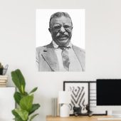 Poster Le président Teddy Roosevelt (Bureau à domicile)