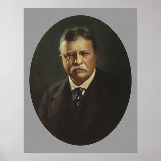 Poster Le président Theodore Roosevelt (Devant)