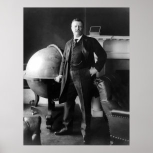 Poster Le président Theodore Roosevelt
