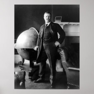 Poster Le président Theodore Roosevelt