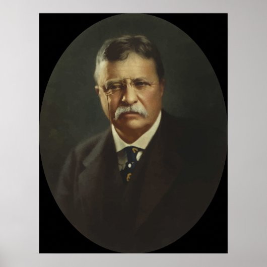 Poster Le président Theodore Roosevelt (Devant)