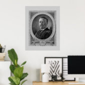 Poster Le président Theodore Roosevelt (Bureau à domicile)
