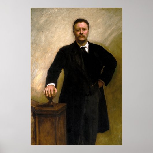 Poster Le président Theodore Roosevelt John Singer Sargen (Devant)