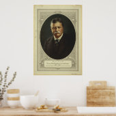 Poster Le président Theodore Roosevelt par Forbes Lithogr (Cuisine)