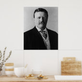 Poster Le Président Theodore Roosevelt Portait (Cuisine)