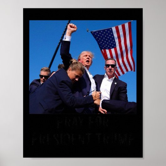 Poster Le président Trump2 (Devant)