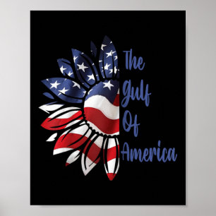Poster Le Président Trump Du Golfe Des États-Unis 2025 Ra