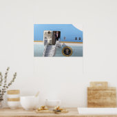 Poster Le Président Trump quitte l'armée de l'air un (Cuisine)