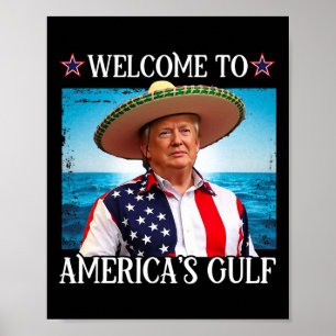 Poster Le président Trump souhaite la bienvenue dans le G