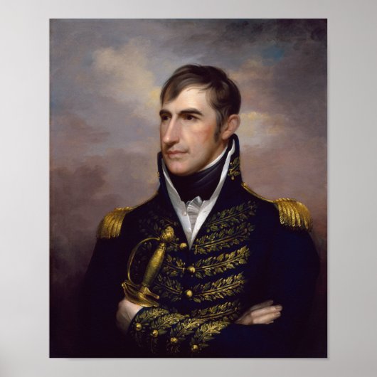 Poster Le président William Henry Harrison (Devant)