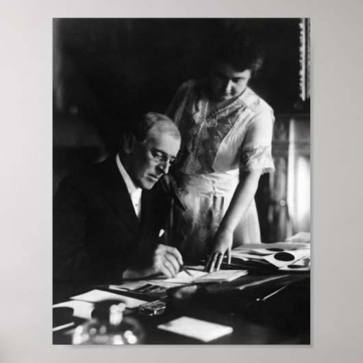 Poster Le président Wilson et la première dame Edith - 19 (Devant)