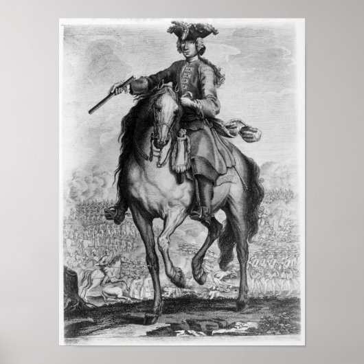Poster Le Prince Charles Edward Stuart à la bataille (Devant)