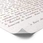 Poster Le prince de Conti (1664-1709) loue le duc de (Coin)