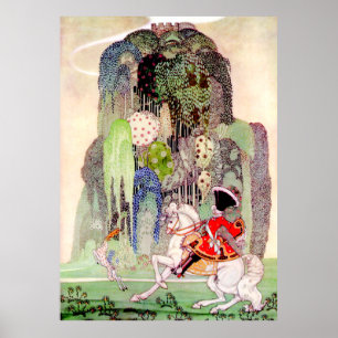 Poster Le prince de Kay Nielsen charmant de la beauté dor