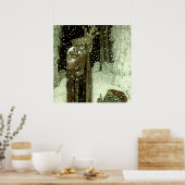 Poster "Le Prince et le Tomten" par John Bauer (Cuisine)