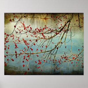 Poster Le printemps est en train d'éclater partout