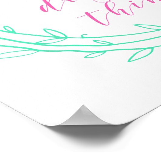 Poster Le printemps, fais ton truc ! - Fun devis (Coin)