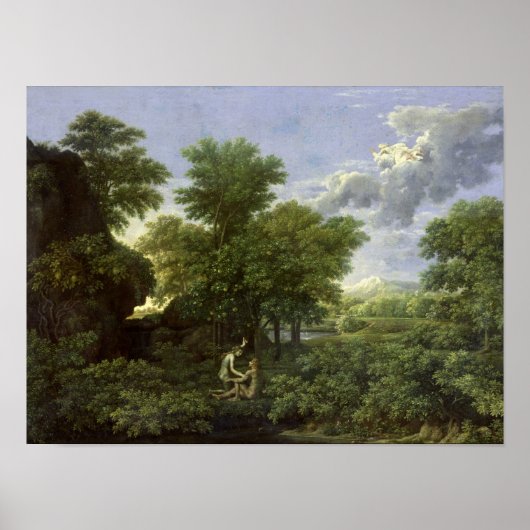 Poster Le printemps, ou le jardin d'Eden (Devant)
