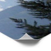 Poster Le printemps sur l'affiche de Mt Hood (Coin)