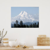Poster Le printemps sur l'affiche de Mt Hood (Cuisine)