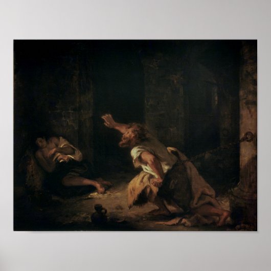 Poster Le Prisonnier de Chillon, 1834 (Devant)