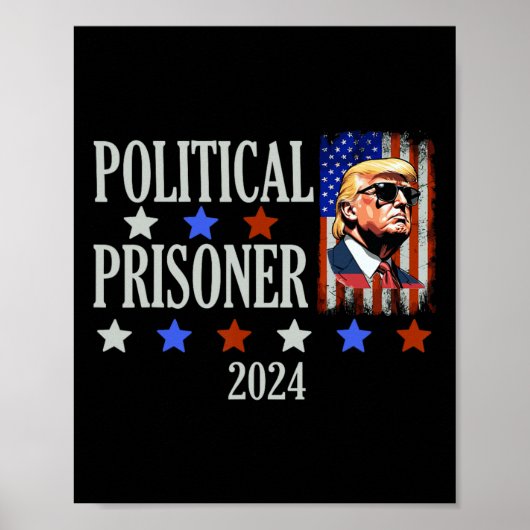 Poster Le prisonnier Trump 2024 (Devant)