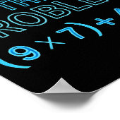 Poster Le problème de maths 67 mème (Coin)
