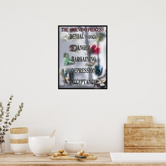 Poster Le processus de deuil (Cuisine)