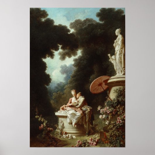 Poster Le progrès de l'amour - Fragonard Series (Devant)