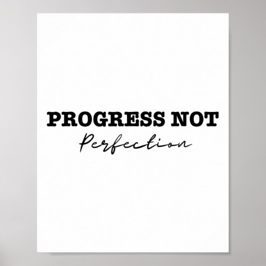 Poster Le Progrès Pas La Dépression Perfectionnée Et Le S (Devant)