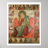 Poster Le Prophète Elijah, École Pskov (panel) (Devant)