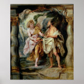 Poster Le Prophète Elijah et l'Ange (Devant)