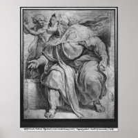 Le prophète Ezekiel, après Michangelo Buonarroti
