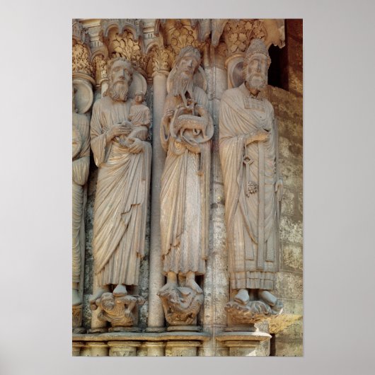 Poster Le Prophète Siméon, Saint Jean le Baptiste (Devant)