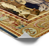 Poster Le public du cardinal Chigi avec Louis XIV (Coin)