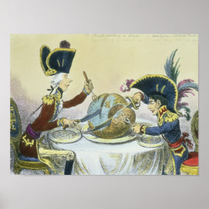 Poster Le Pudding de Plum en danger, 1805
