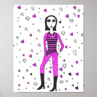 Poster Le Punk Chick