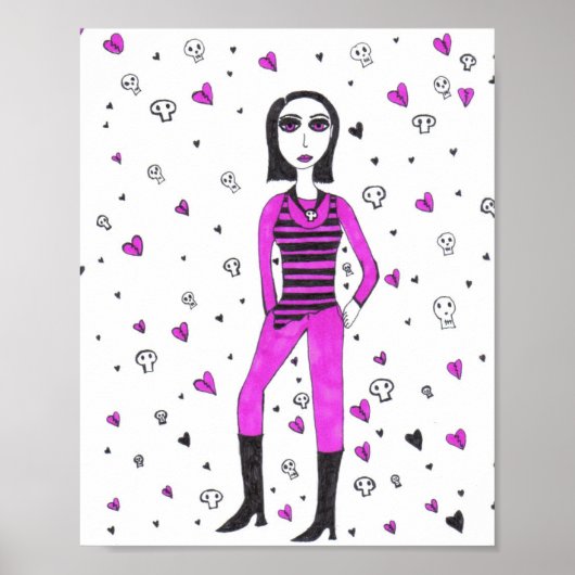 Poster Le Punk Chick (Devant)