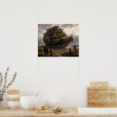 Poster Le quartier sur l'escargot géant (Cuisine)