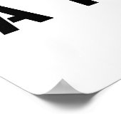 Poster Le racisme inverse n'est pas une chose (Coin)